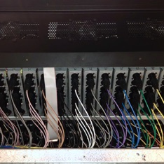 Console wire dressing